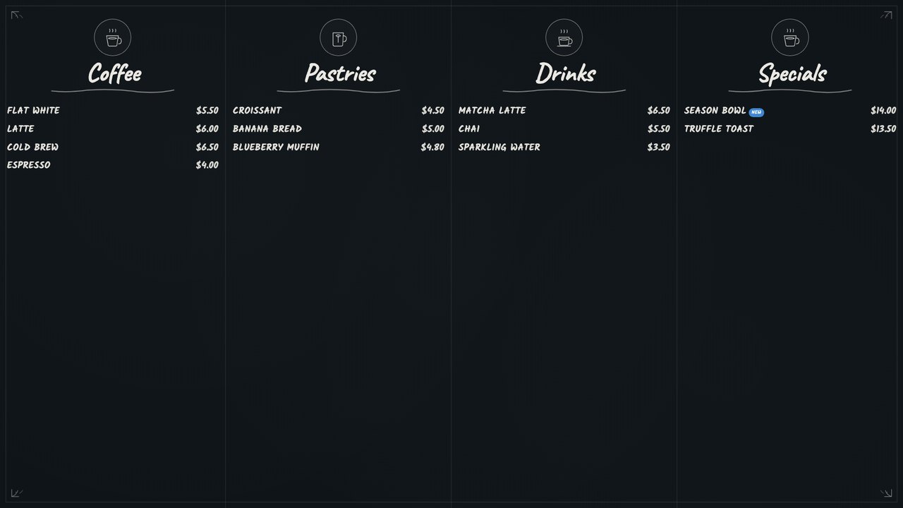 Chalkboard template